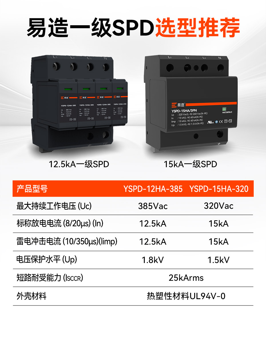 易造一级浪涌保护器选型推荐